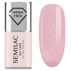 Semilac We Care 805 Glitter Dirty Nude Rose 11ml