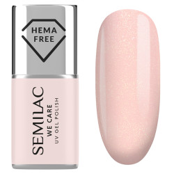 Semilac We Care S258 Naked Glitter Peach 11ml