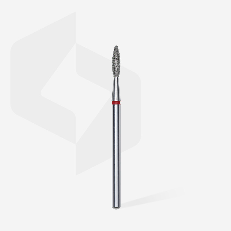 STALEKS - NAIL DRILL BIT FLAME RED EXPERT DIAMETER 2.1MM