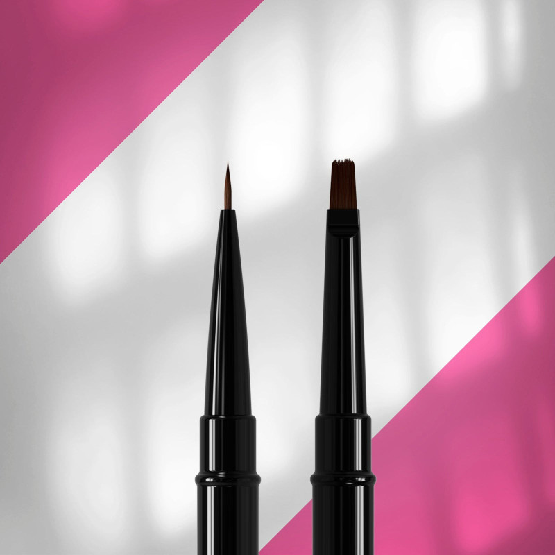 Staleks Expert 01/04 Pinceau Double Embout Liner 7 mm / Gel 7 mm