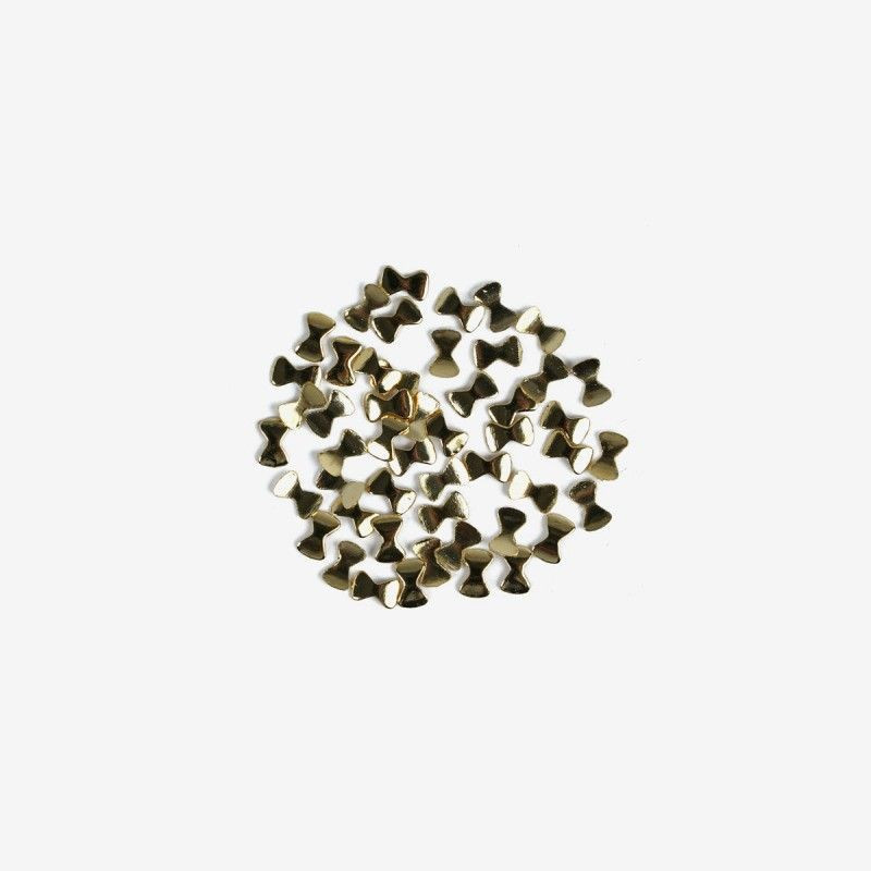 770 Semilac Nail Decoration Gold Bows 50 pcs