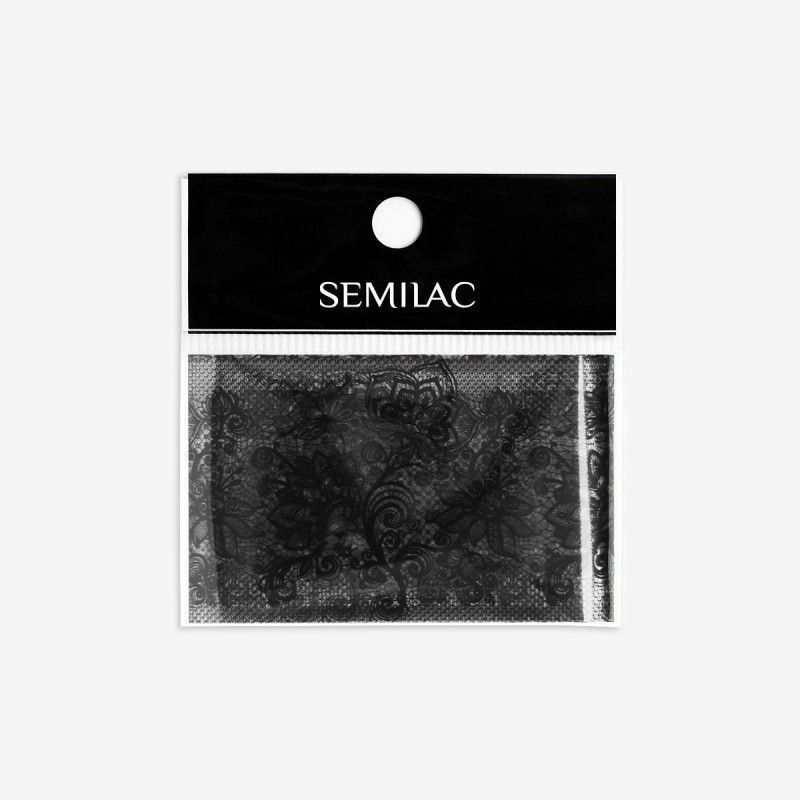 06 Semilac Transfer Foil Black Lace