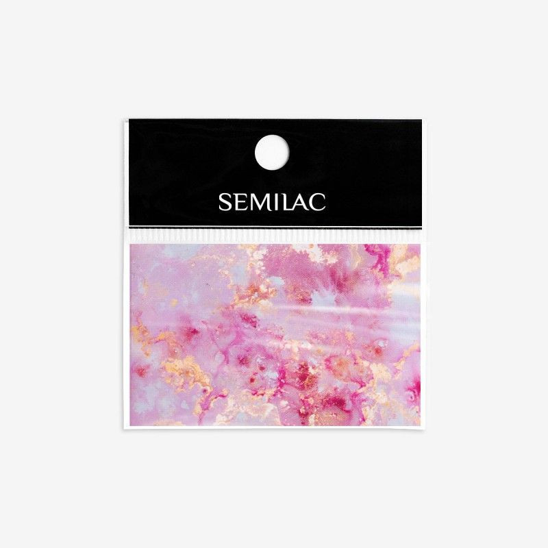 12 Semilac Transfer Foil Rose Gold Marble
