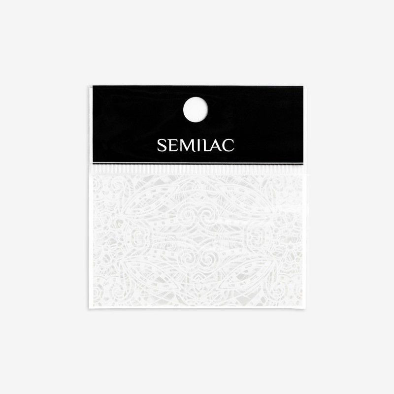 15 Semilac Transfer Foil White Lace