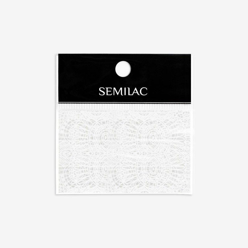 16 Semilac Transfer Foil White Lace