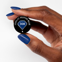 SEMILAC FESTIVE BLUE 308
