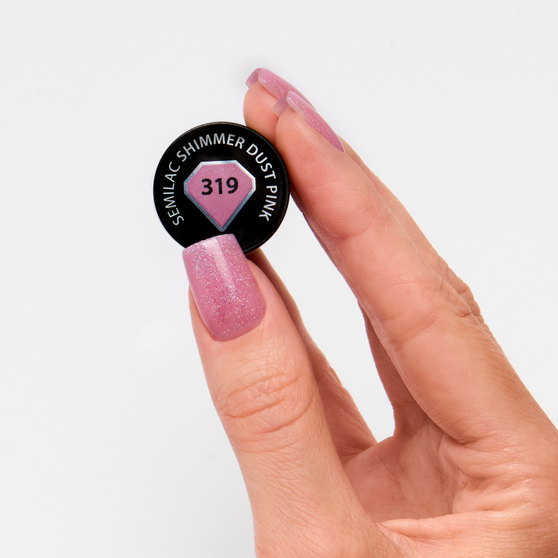 SEMILAC SHIMMER DUST PINK 319