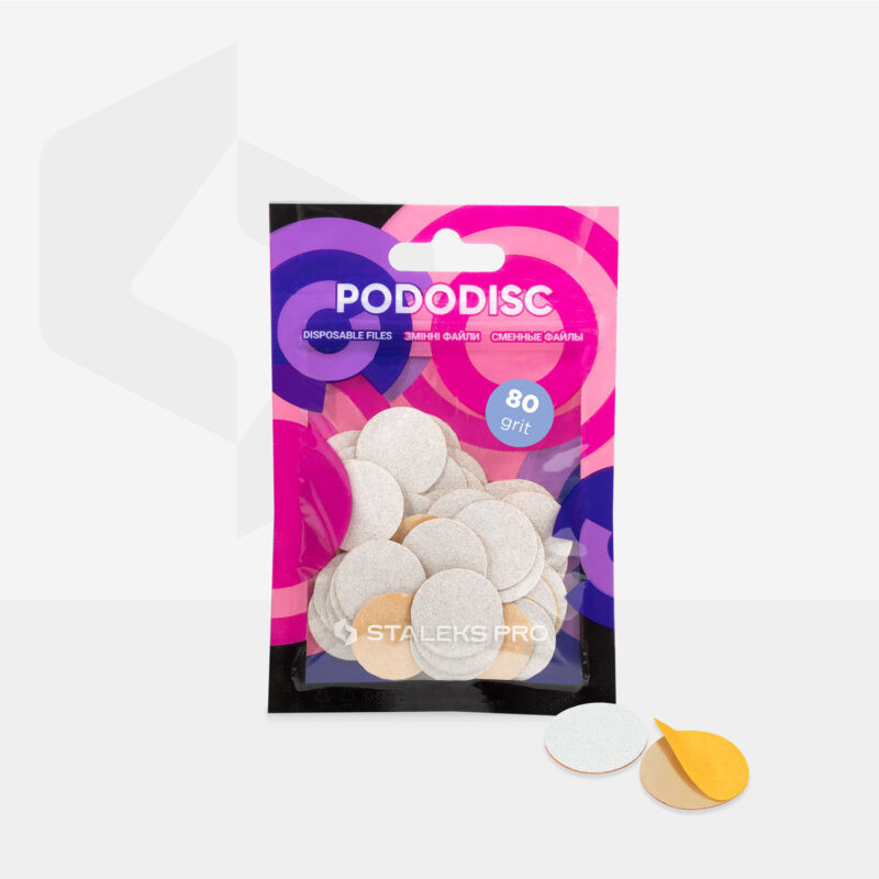STALEKS - PACKS 50 PCS LIMES RECHARGEABLE ADHESIVES - PODODISC M - GRAIN 180