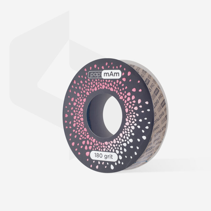 STALEKS - ROULEAU DE RECHARGE PAPmam - GRAIN 180 - SANS BOBINE DEROULEUR