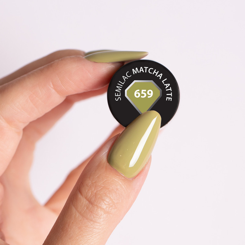 659 Semilac Matcha Latte 7 ml /Hema Free