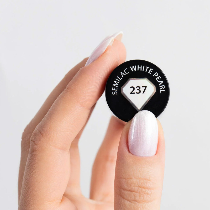 237 Semilac UV Gel Polish White Pearl 7ml