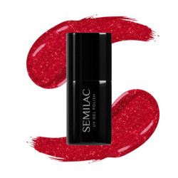 SEMILAC GLITTER RED 025